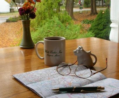 Autumn view from the sun room.