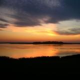 Fall sunset in Harpswell